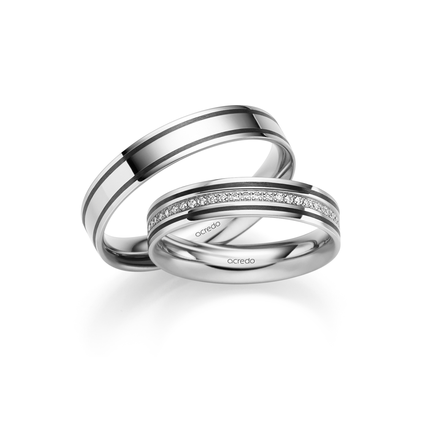 wedding rings Carbon